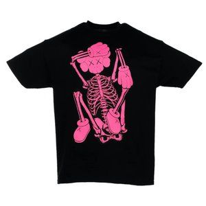 KAWS SKELETON NEW FICTION TEE SIZE M